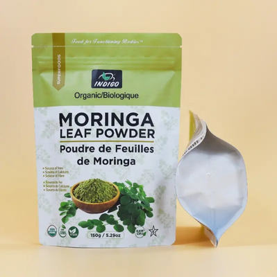 Grosir Pabrik Desain Disesuaikan Cetak Kualitas Tinggi Matte Finish Powder Packaging Stand Up Pouch Bag With Zipper