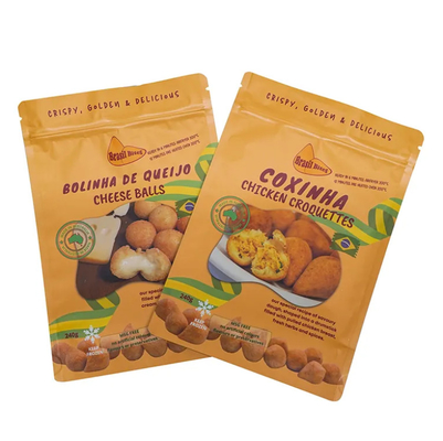 Custom Printed Food Grade Ziplock Snack Custom Plastic Bag Packaging Food Packing Bag