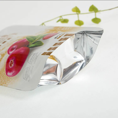 Custom Print Matt Aluminium Foil Plastik Sachet Food Packaging Buah Doypack Zipper Bags Stand Up Bag Food Bags