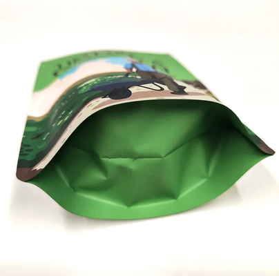 Low MOQ Disesuaikan bisa ditutup kembali Stand Up Zip Lock Pocket Bag Untuk penyimpanan makanan Paket Mylar Bag