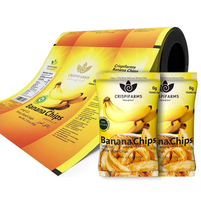 Grosir Chips Cetak Makanan Kantong Kemasan Laminate Rolls PET Plastik Bag Roll Mylar Aluminium Packaging Foil Film Roll