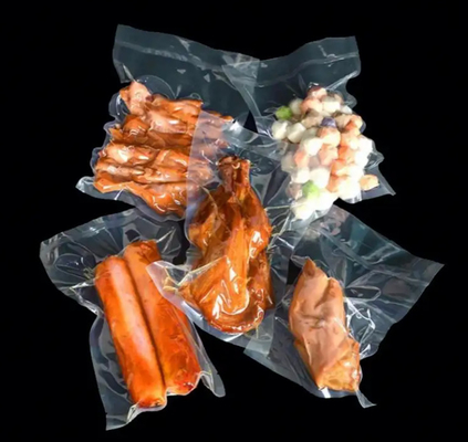 Kantong kemasan plastik vakum segel makanan kelas kantong nilon transparan kantong plastik vakum