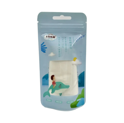 Kantong Segel Kental Ukuran Khusus Tanaman Minyak Esensial Buckle Zipper Bag Tear Easy Tear Stand Alone Bag