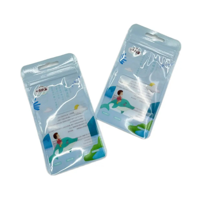 Kantong Segel Kental Ukuran Khusus Tanaman Minyak Esensial Buckle Zipper Bag Tear Easy Tear Stand Alone Bag