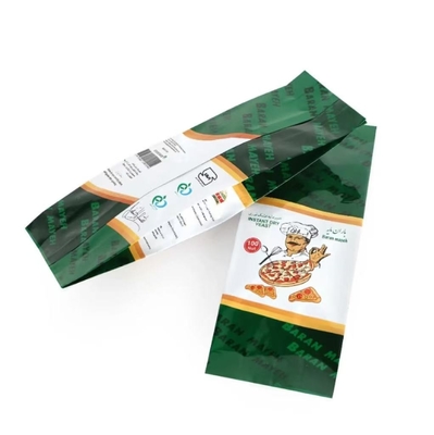Custom Printed Matte Side Gusset Aluminium Foil Mylar Bag Yeast Food Packaging Kantong Plastik
