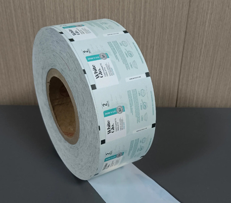 Laminated Custom Printed Food Grade Aluminium Foil Easy Tear Roll Film Pengemasan Makanan