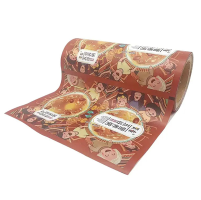 Kemasan otomatis Biodegradable Plastic Film Chips Roll Film Sachet Plastic Film Untuk Snack