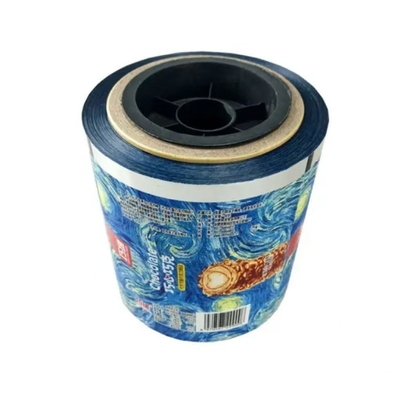 Pemesanan khusus Chips Food Grade Packaging Film Rolls PET Plastic Bag Roll Mylar Aluminium Packaging Foil Film Roll