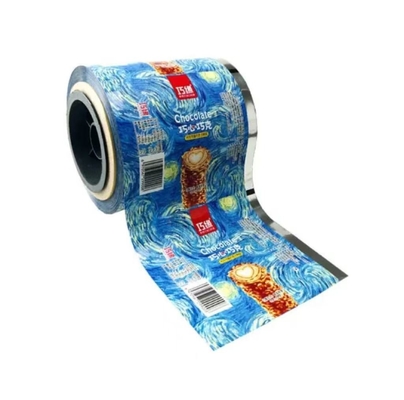 Pemesanan khusus Chips Food Grade Packaging Film Rolls PET Plastic Bag Roll Mylar Aluminium Packaging Foil Film Roll