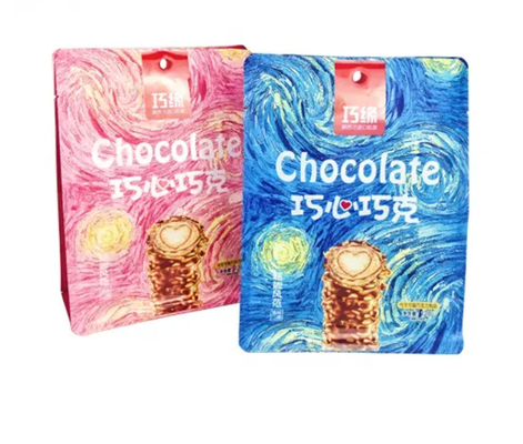 Pemesanan khusus Chips Food Grade Packaging Film Rolls PET Plastic Bag Roll Mylar Aluminium Packaging Foil Film Roll