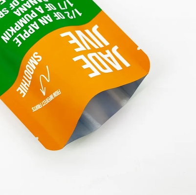 Tas Stand-Up Segel Tiga Sisi Mat Finished Side Gusset Snack Packaging Bag Dengan Desain Kantong Makanan