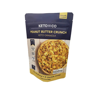 Food Grade Moisture-Proof Mylar Stand Up Pouch BOPP Plastic Packaging Bag Untuk Snack Nut Chocolate Gravure Printing