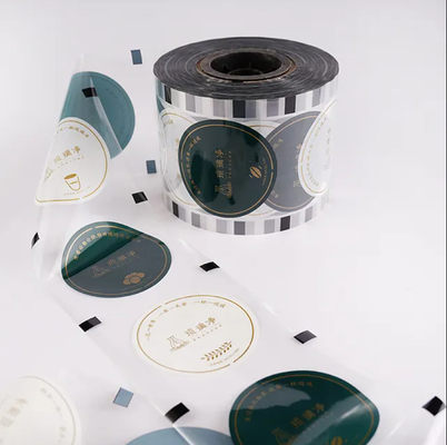 Custom Disposable Bubble Tea Cup Sealing Film Kualitas Tinggi Custom Sealing Film Untuk Milk Tea Cup