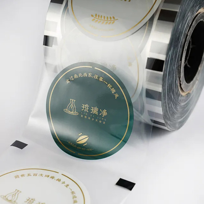 Custom Disposable Bubble Tea Cup Sealing Film Kualitas Tinggi Custom Sealing Film Untuk Milk Tea Cup