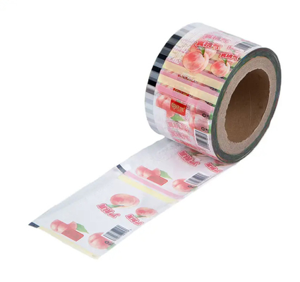 Percetakan Custom Sachet Packaging Roll Film Food Grade Pe Bopp Candy Lollipop Chocolate Food Auto-Packing Roll Film