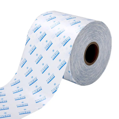 Custom Printed Heat Seal PET BOPP Plastic Roll Film Candy And Chocolate Food Packaging, Aluminium Foil Film Stock dengan pesanan