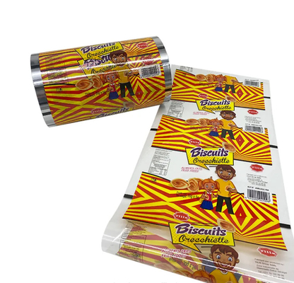 Custom Print Jelly Bag Snacks Packing Otomatis Kentang Kripik Packing Rolls Laminated Pe Food Packing Roll Film