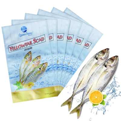 Custom Printer Heat Seal Tiga Sisi Proof Leak Sleeve Vacuum Plastic Frozen Food Packaging Bag Bag