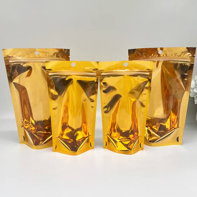 Baru transparan PE Plastik Stand-Up Zipper Bag Dengan Perak Gravure Printing Food Packaging Untuk Gula Dan Jelly