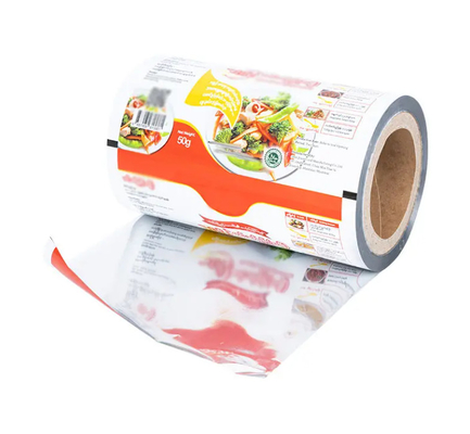 Cetak kustom film pengemasan otomatis aluminium foil mencetak ayam bubuk bumbu camilan chips chips makanan roll film