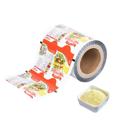 Cetak kustom film pengemasan otomatis aluminium foil mencetak ayam bubuk bumbu camilan chips chips makanan roll film