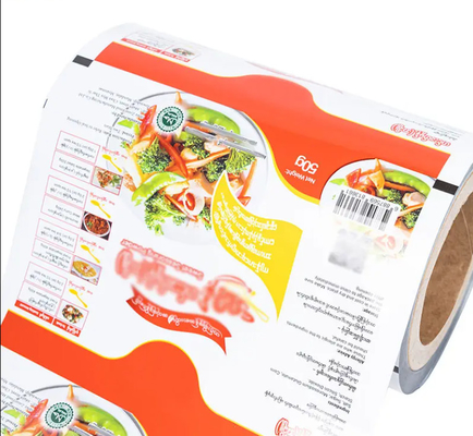 Cetak kustom film pengemasan otomatis aluminium foil mencetak ayam bubuk bumbu camilan chips chips makanan roll film