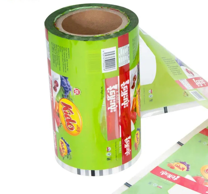 Kemasan Makanan Disesuaikan Plastik Film Roll Nachos Pita Chips Makanan Fleksibel Kemasan Film Roll Plastik Laminasi Otomatis