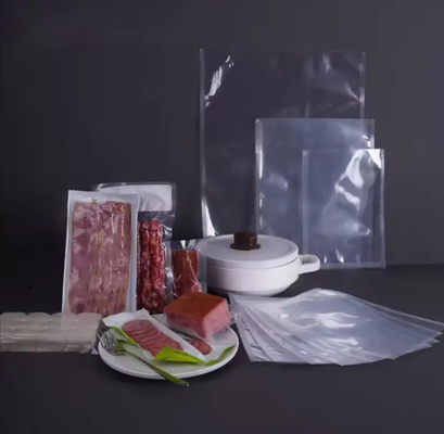 Pasokan profesional Tas penyimpanan vakum tahan kelembaban khusus untuk makanan Kantong vakum Makanan bersih Co-extruded Kantong vakum