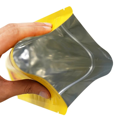 Custom Aluminium Foil Dried Mango Food Packaging Bag Resealable Mylar Stand Up Bag Untuk Buah