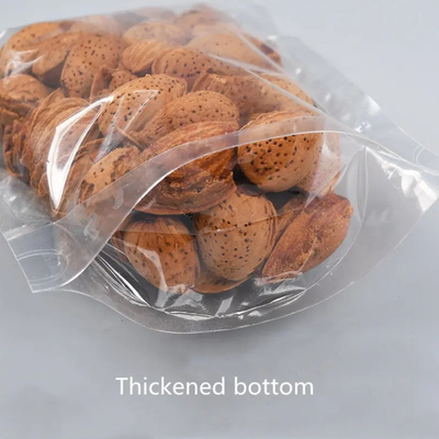 Makanan Ziplock Jelas Custom Print Berdiri Kantong Zip Lock Kemasan Plastik transparan Tas Dengan Zipper
