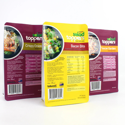 Custom Printed Single Serve Bag Kopi Besar Pengemasan Untuk Open Bags Kopi Foil Four Side Seal Bag Tanpa Zipper