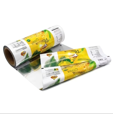 Pabrik Film Makanan Plastik Percetakan Disesuaikan Gulung Plastik Kantong Kecil Film Kemasan Makanan ringan / Keripik Kentang