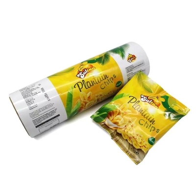Pabrik Film Makanan Plastik Percetakan Disesuaikan Gulung Plastik Kantong Kecil Film Kemasan Makanan ringan / Keripik Kentang