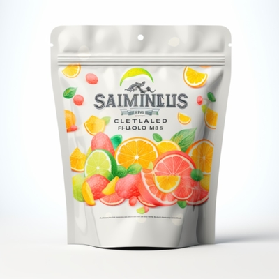 Bahan Laminasi Eco-Friendly Gummy Bag Upright Bag Kemasan 100% Daur Ulang Kualitas Tinggi Buktinya Kelembaban
