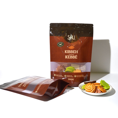 Aluminium Foil Stand Up Pouch Zipper Lock Seal Snack Candy Food Bag Bag Ziplock yang dapat digunakan kembali