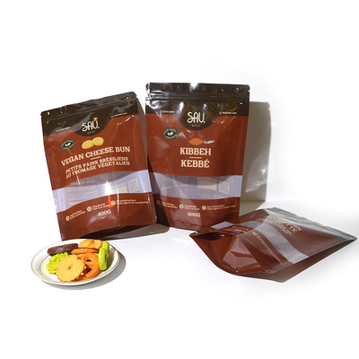 Aluminium Foil Stand Up Pouch Zipper Lock Seal Snack Candy Food Bag Bag Ziplock yang dapat digunakan kembali