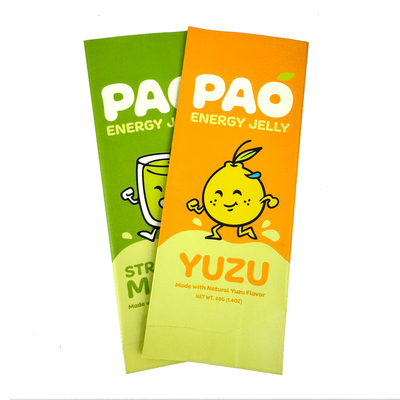 Kantong Segel Belakang Mylar Anti Bau Kustom 40g 50g Kualitas Tinggi Aluminium Foil Matcha Tea Powder