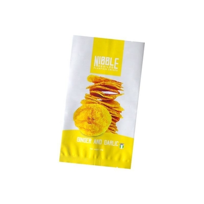 Digital Printing Custom Printed Plastic Aluminium Foil Bag Coffee Snack Tiga Sisi Segel Tas Datar Tas Belakang Segel Tas