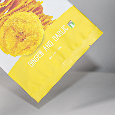 Digital Printing Custom Printed Plastic Aluminium Foil Bag Coffee Snack Tiga Sisi Segel Tas Datar Tas Belakang Segel Tas