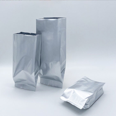 Grosir Uap Aluminium PE tahan kelembaban kantong Laminated Seal Panas Sisi Gusset kantong vakum Aluminium Foil Untuk penyimpanan