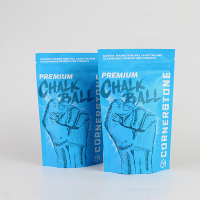 Tas kemasan bola pena bubuk matte bermutu tinggi dengan ritsleting dan aluminium foil