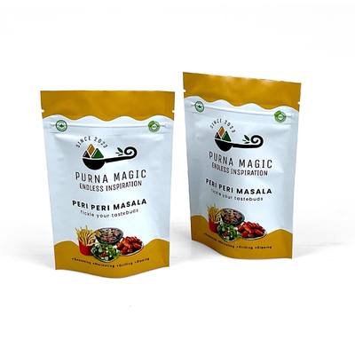 Custom Printed Stand-Up Ziplock Bag Untuk Pengemasan Makanan Untuk Snack Candy Powder Nuts Dry Spice Powder Gula