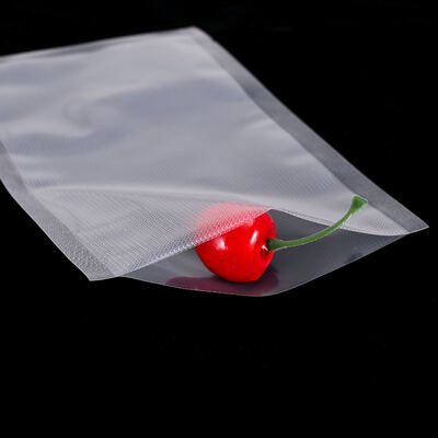 Pabrik Penjualan Langsung Custom Tiga Sisi disegel kantong kemasan makanan nilon, Kantong makanan vakum transparan tinggi, kantong plastik PE, 100pcs