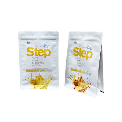 Custom Printed Stand-Up Ziplock Bag Untuk Pengemasan Makanan Untuk Snack Candy Powder Nuts Dry Spice Powder Gula