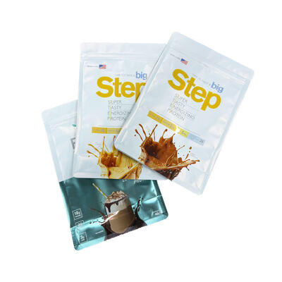 Custom Printed Stand-Up Ziplock Bag Untuk Pengemasan Makanan Untuk Snack Candy Powder Nuts Dry Spice Powder Gula