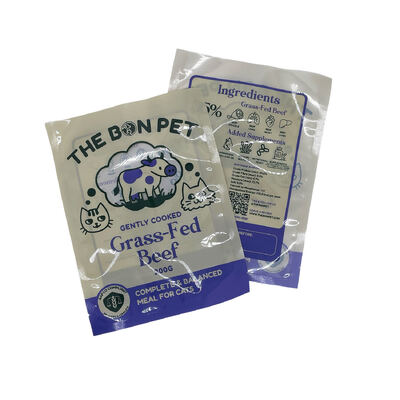 Kantong Segel Tiga Sisi Cetak Kustom Cocok Untuk Pengemasan Makanan Termasuk Makanan Ringan Permen Kopi Teh Bubuk Dan Makanan Kering Dengan Takik Sobek Dan Resleting