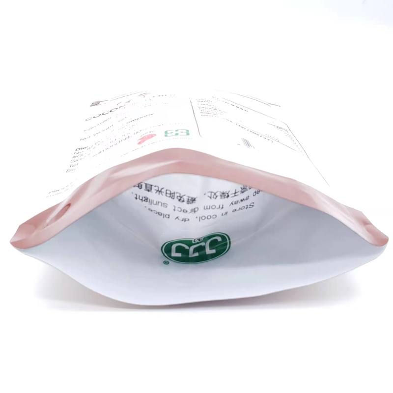 Custom Print Three Side Seal Bag Clear Window 1000g Stand Up Packaging Bags Untuk 1000g Snack