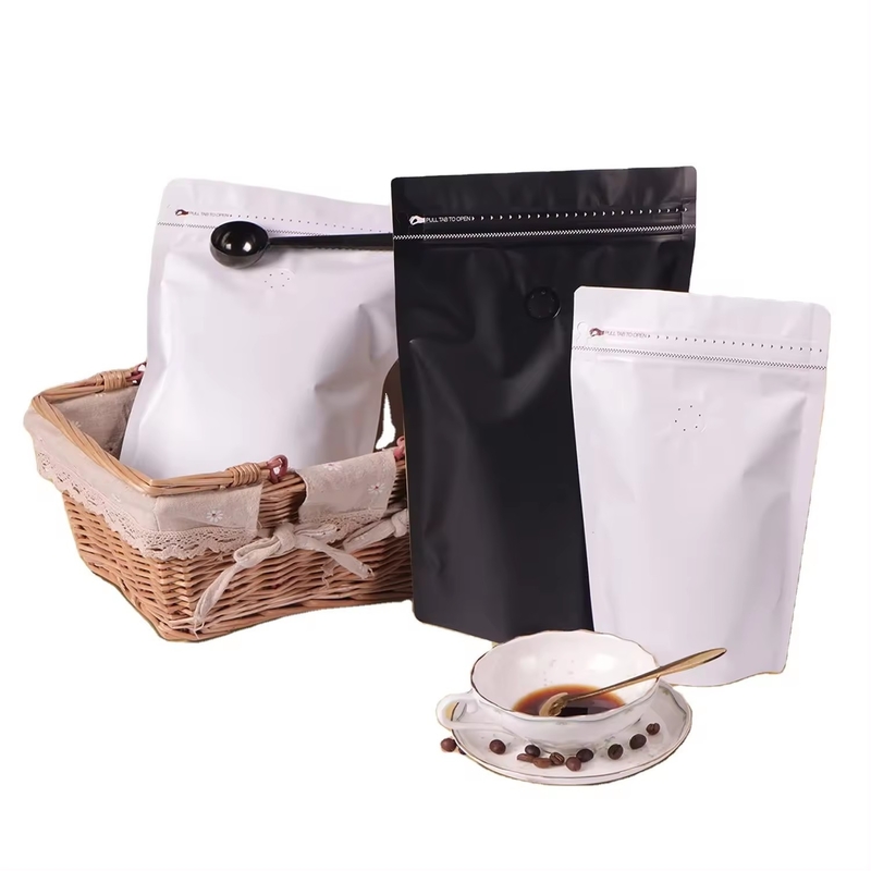 Customized Size Nylon Stand Up Bag Zipper Bag Dengan Custom Printing Logo Sendiri Untuk Makanan Hewan Peliharaan Kopi Teh