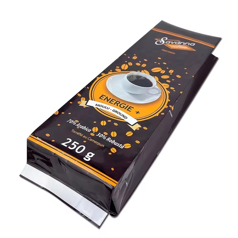 Kantong Custom Side Gusset Moisture Proof Kantong Kopi Kantong Stand Up Kantong Paket Teh
