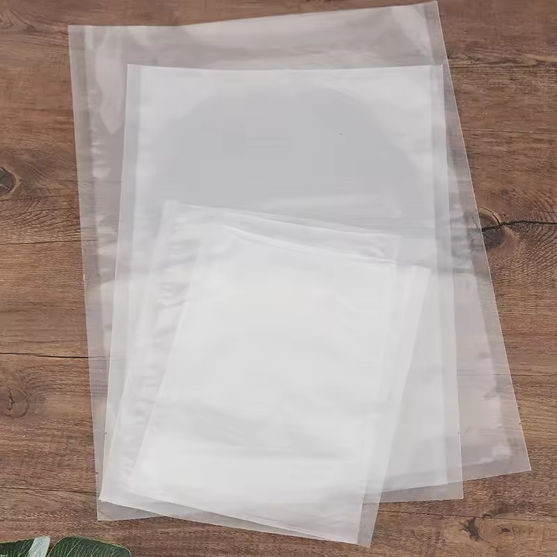 15cm*20cm*70mic Plastic Nylon Vacuum Bag Food Storage Vacuum Sealer Bag Untuk Daging Sapi